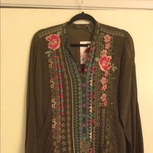 NWT Johnny Was tunic
